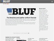 Tablet Screenshot of bluf.com